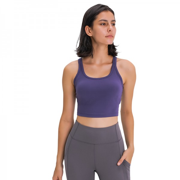 Choolley Comfortable Wome's Padded Sports bra Crop Tank Top