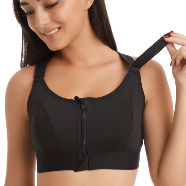 Colaley Front Fastening Bra Bras Women Support Sweat Absorbing Bra